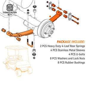 EZGOTXT Nueva Ballesta Trasera de Acero para Camiones Mercedes 1995-2013 Modelo 70506-G01 74135-G01 74207-G01 74207-G01 - Product Image 2