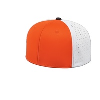 Chapeau Hip Hop personnalisé avec broderie 3D à bord plat Casquette de performance perforée à la mode en gros