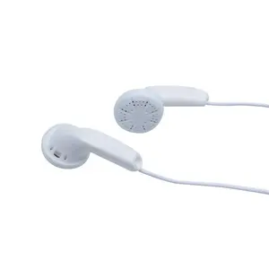 Fones de ouvido baratos em massa personalizado cor 3.5 milímetros In-ear fone de ouvido com fio de cabo de fone de ouvido com cancelamento de ruído do fone de ouvido
