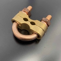 Connecteur mécanique métrique UC301 en laiton, pince de câble en U pour système de mise à la terre de tiges, matériel de protection contre la foudre