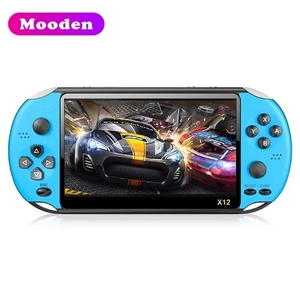 คอนโซลเกมมือถือแบบพกพา X12ขนาด5.1นิ้ว8GB เกม3000 32บิตวิดีโอเกมย้อนยุคมินิเกมมือถือ - Product Image 5