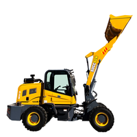 La Chine plus petite chargeuses sur pneus CE 1 tonne chargeur frontal 2.5 tonnes chargeuse sur pneus 3 tonnes pour le prix EPA