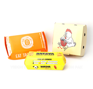 Maßgefertigte Fast-Food-Verpackung Takeaway-<span class=keywords><strong>Box</strong></span> für <span class=keywords><strong>Burger</strong></span>, Flügel, Brathähnchen und Pommes Frites - Product Image 6