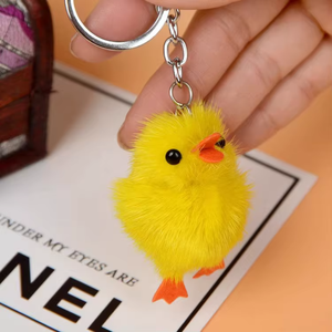 Cadeau Accessoires Casque Canard Clé de voiture Sac à main Pendentif Porte-clés Anneau tendance Petit - Product Image 2