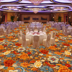 Karpet Axminster Mewah Tenun untuk Hotel 80% Wol 20% Nilon Pola Kustom dari Dinding ke Dinding untuk <span class=keywords><strong>Majlis</strong></span>, Ballroom, Koridor, dan Ruang Sholat - Product Image 1