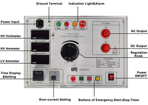 Hvhiपॉट पोर्टेबल 10kv ac 14kv 100ma <span class=keywords><strong>dc</strong></span> हिपॉट वोल्टेज टेस्टर GDYD-11D विद्युत शक्ति परीक्षण किट - Product Image 2