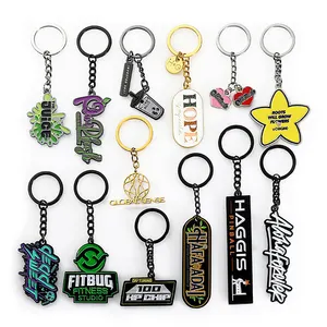 회사 로고 이름 편지 금은 연약한 사기질 열쇠 고리 주문 금속 keychain, 주문 로고 열쇠 고리, 주문 열쇠 고리