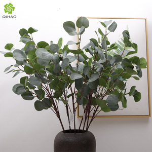 Nuevas Hojas Artificiales de Eucalipto, Hojas Verdes de Otoño, Decoración para Interiores, Bodas, Alta Simulación - Product Image 5