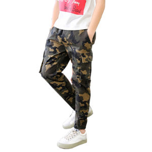 Ropa de Uniforme Infantil, Pantalones de Camuflaje Casuales, Pantalones Deportivos para Niños de Primavera/Verano, Pantalones Cargo Holgados para Niños - Product Image 2