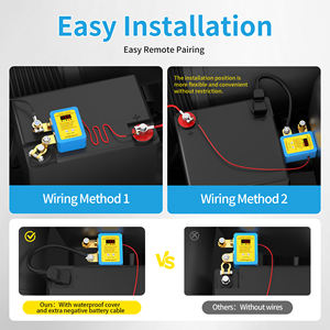 Interruptores de Control remoto inalámbrico de servicio pesado 240A en pantalla de voltaje Abrazadera de batería de enganche magnético para Estado nuevo de <span class=keywords><strong>coche</strong></span> - Product Image 4