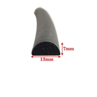Joint en caoutchouc mousse en forme de D Bande éponge Epdm auto-adhésive à cellules fermées Profil d'extrusion en caoutchouc