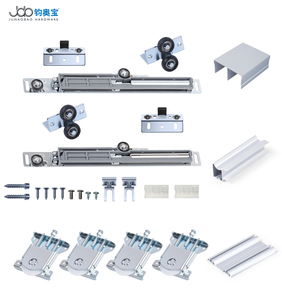 Junaobao tủ quần áo cửa trượt con lăn bánh xe Phụ kiện phần cứng phụ kiện trượt con lăn Bộ - Product Image 3