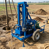 Mesin Rig Pengeboran Sumur Air Kecil Model Starter 100m untuk Pemilik Usaha Baru