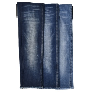 Production en usine 9 oz cross hatch <span class=keywords><strong>coton</strong></span> <span class=keywords><strong>élasthanne</strong></span> denim <span class=keywords><strong>tissu</strong></span> pour jeans - Product Image 1