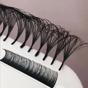 Volume Lash Extensions Supplies Dark Matte Cashmere Lash Trays Fluffy hand made 0.07 velvet Eyelash Extensions ultra black