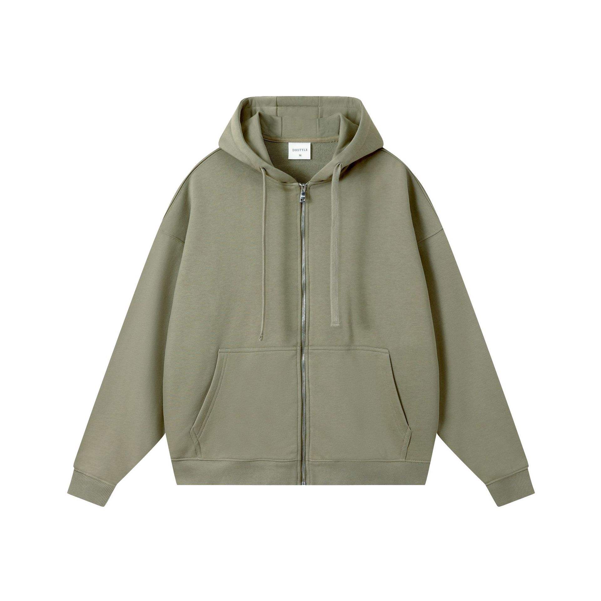 Zipper version - gray-green