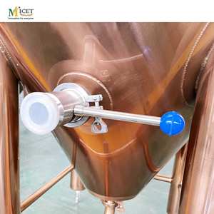 MICET 500L 800L Cerveja Artesanal Fermentação Tanque SUS304 Material Electroplate Rose Gold Cor Isobaric Beer Fermentador Cobre Unitank - Product Image 6
