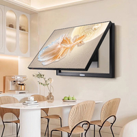 Décoration murale moderne en forme de poisson, cache pour boîtier de compteur électrique et interrupteur, affiche de décoration intérieure, peinture diamantée sur toile de papier
