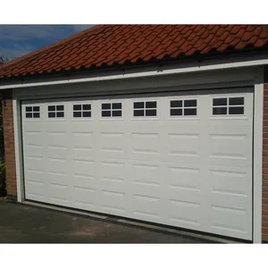 Factory Direct Sale Residential Traditional Style Automatic Steel Sectional Garage Doors Garage Gate