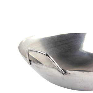 <span class=keywords><strong>Wok</strong></span> Redondo Grande Hecho a Máquina de Acero Inoxidable 304, <span class=keywords><strong>Wok</strong></span> Coreano <span class=keywords><strong>King</strong></span> - Product Image 4
