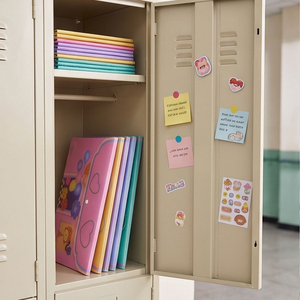 En gros, classeur A4 en plastique à paillettes, mignon, avec bouton-pression, pour l'école et les enfants - Product Image 6
