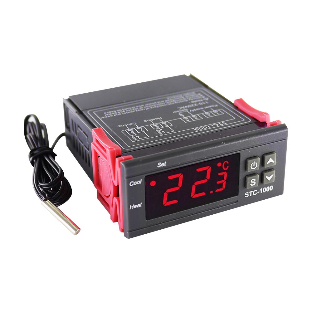 STC-1000 Intelligent Digital Display Temperature And Humidity Incubator Controller Breeding Incubation Digital Thermostat(图6)