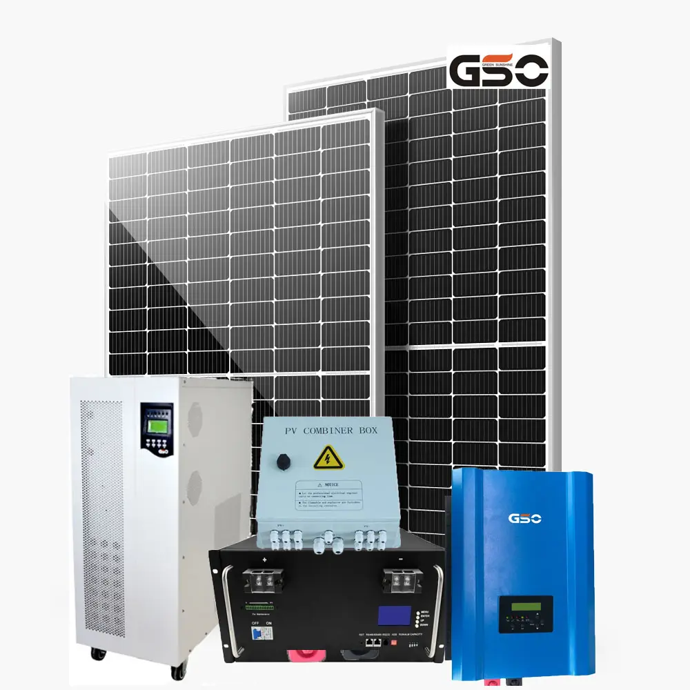 5kw Off Grid 10kw 15kw 20kw Thuis Zonnestelsel Poly Pv Panel Zonne-<span class=keywords><strong>energie</strong></span> Off Grid Systeem Met Lithium Batterij