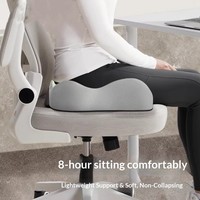 Coussin de siège en mousse à mémoire de forme ergonomique pour chaise de bureau, soulagement des douleurs lombaires
