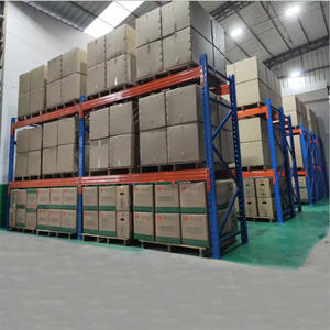 Hochleistungs-Metall lager regal mit starker Tragfähigkeit Aufrechte Trägers chicht platte Einseitige Funktion - Product Image 6