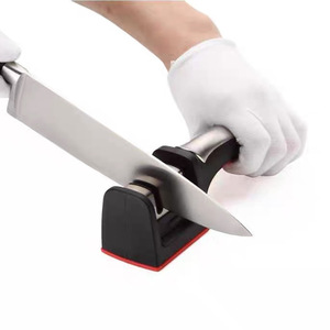 Handheld Integrated Tungsten Steel Knife <b>Sharpener</b> Manual Fast Kitchen Household Sharpening <b>Tool</b> Multi Grit Carbon Steel HS K008 - Product Image 4