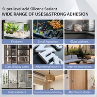 Le plus populaire en Asie : Mastic silicone liquide à base d'acide acétique, produit par une usine de mastic silicone.