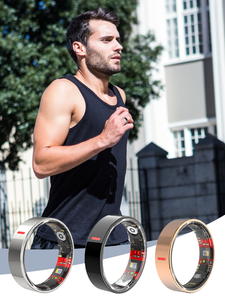 Rastreador De Fitness Freqüência Cardíaca Oxigênio Sanguíneo Pressão Arterial Monitoramento Do Sono Anel Inteligente para - Product Image 2