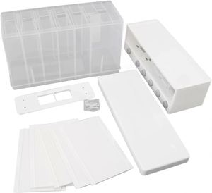 <b>Kitchen</b> <b>Storage</b> Organizer Cereal Dry Food Container Wall Mounted Grain <b>Storage</b> <b>Box</b> Rice Dispenser 6 Grids - Product Image 5