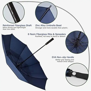 Paraguas Personalizado con Logotipo, Doble Toldo Resistente al Viento, Apertura Automática, Regalos Empresariales, Paraguas de Golf Promocionales Personalizados - Product Image 3