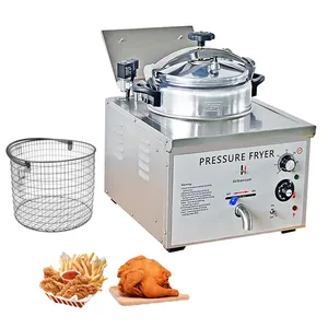 Table Home Use Fried Chicken Pressure Fryer Commercial Electric Deep Fryer Machine