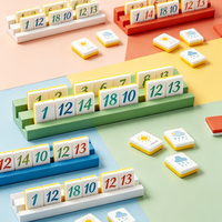 Futbol Temalı Amerikan Mahjong Premium Akrilik Spor Rummy Okey Oyun Parçaları Lacivert Fayanslar Futbol Taraftarı Fayans Seti
