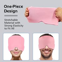 Compresse chaude thérapie par le froid enveloppement de la tête Gel glace maux de tête chapeau migraine soulagement casquette migraine catastrophe soulagement tentes