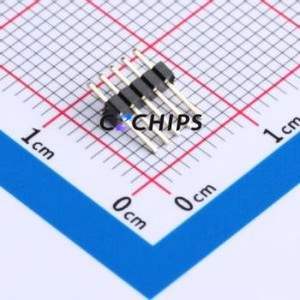 MTP315-1105S2 Pin Header Through hole Component (THT),P=1.27mm Connector 1x5P 1.27mm Single Row 5P - Product Image 2