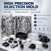 Boîtier en plastique pour rail DIN OEM, service de moulage par injection ABS personnalisé pour modules PLC, blocs de bornes, boîtes de contrôle industrielles