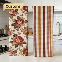 Serviettes de cuisine en coton gaufré personnalisées avec logo, douces, séchage rapide, pour le nettoyage de la cuisine, nouveau design