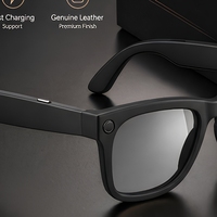 Lunettes Intelligentes IA avec Caméra HD 8MP, Étui de Charge Magnétique 2000mAh, Assistant Vocal, Traduction, Vidéo 4K, Lunettes Connectées pour Sports de Plein Air