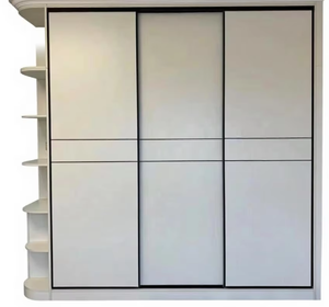 Tủ quần áo cửa trượt tối giản, tủ đựng đồ phòng ngủ cỡ lớn |   Phong cách tối giản, tiết kiệm không gian tối ưu - Product Image 1