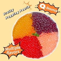 Ingrediëntenfabriek voor Bubble Tea: Tapioca parels, mango, ananas, passievrucht, aardbei, perzik, bosbes, gearomatiseerde popping boba