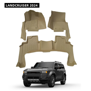 Alfombrilla de pie de coche profesional de marca TPE al por mayor de fábrica, nuevos productos, alfombrilla de coche 5D TPE apta para LAND CRUISER 2024 - Product Image 1