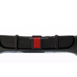 ABS paraurti posteriore Lip diffusore Spoiler con lampada per <span class=keywords><strong>BMW</strong></span> serie 3 E90 M <span class=keywords><strong>Sport</strong></span> Sedan 4 porte 2005-2012 Carbon Look nero lucido - Product Image 2
