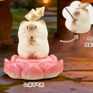 Figura de Resina Cat Pai Healing Companion, Soporte para Teléfono, Caja Sorpresa, 10x18 cm, Adorno de Escritorio para Regalo - Product Image 2