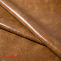 Tissu en cuir microfibre de 1.2mm avec PU ciré à l'huile de surface lumineuse pour meubles de canapé de voiture-Caractéristique extensible de décoration de sac à chaussures