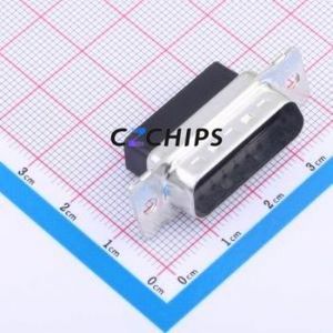 205206-3 D-Sub/VGA Connector Connector ( Gender: Female )( Total Number of PINs: 15P )( Mounting Type: Panel Mount ) - Product Image 2