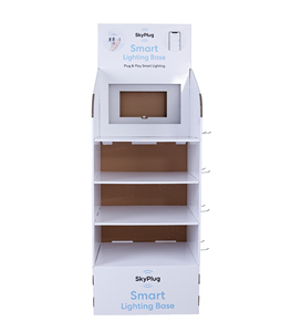Factory <strong>Supplier</strong> Retail Store Half <strong>Pallet</strong> Pdq Cardboard Paper <strong>Display</strong> for Mobile Phone Accessories - Product Image 6