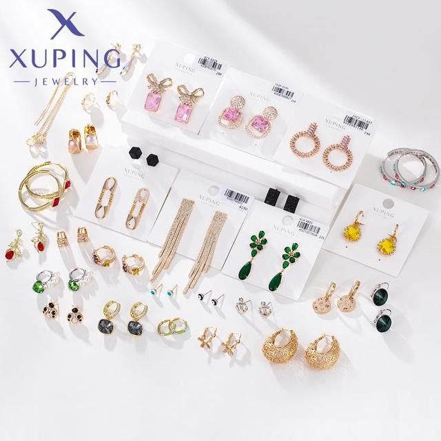 250717 Xuping Fashion Earrings Wholesale Assorted Styles Collection Bulk Order Ear Accessories Mix Fashion Earrings